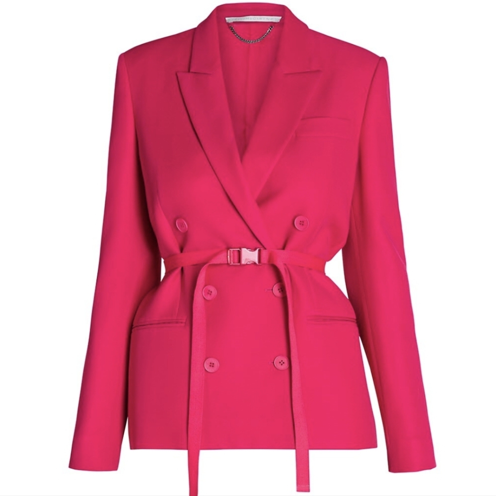 Stella McCartney pink suit jacket blazer